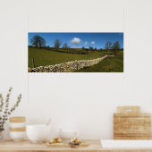 Eine Wintermauer Poster (Küche)