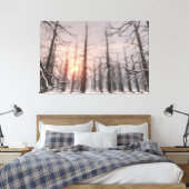 Eine Winternacht-Traum-Leinwand drucken Leinwanddruck (Insitu (Schlafzimmer))