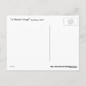 Eine Winterpostkarte Postkarte (Rückseite)