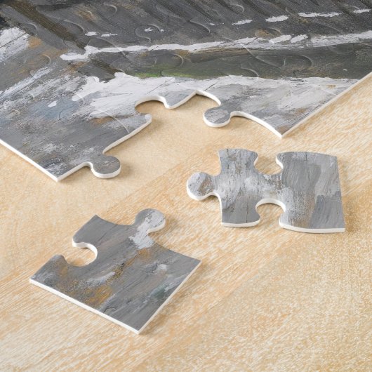 Eine Winterstraße | Paul Fischer Puzzle (Seite)