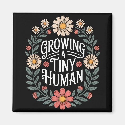 Eine winzige Announc der menschlichen Junge Mutter Magnet (Vorne)