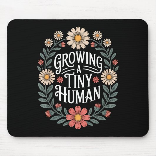 Eine winzige Announc der menschlichen Junge Mutter Mousepad (Vorne)