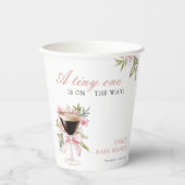 Eine winzige Espresso Martini Babydusche Pappbecher (Vorderseite)