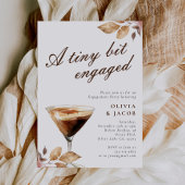 Eine winzige Espresso Martini-Engagement-Party Einladung