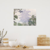 Eine winzige Gebetspresse Poster (Küche)