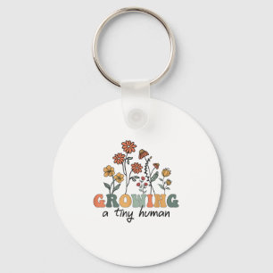 Eine winzige menschliche Blume T-Shirt Funny Preg  Schlüsselanhänger
