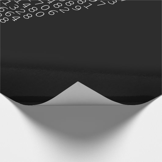 Eine winzige Scheibe Pi Geschenkpapier (Ecke)