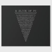 Eine winzige Scheibe Pi Geschenkpapier (Flach)