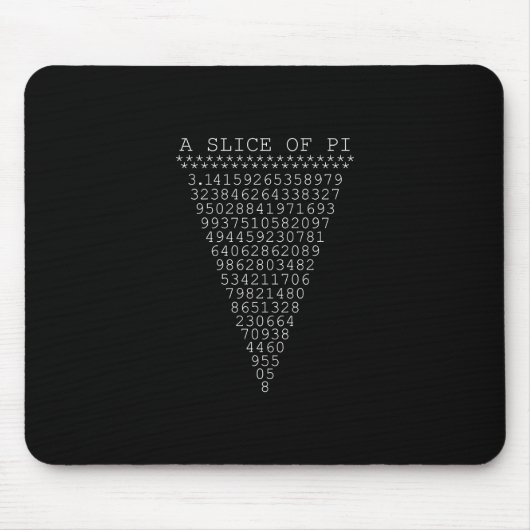 Eine winzige Scheibe Pi Mousepad (Vorne)