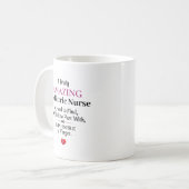 Eine wirklich erstaunliche Kinderkrankenschwester  Kaffeetasse (Vorderseite Links)