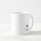 Eine wirklich großartige Herzkrankenschwester mit  Kaffeetasse (VorderseiteRechts)