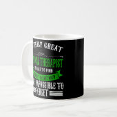 Eine wirklich großartige Physikaltherapeutikumsthe Kaffeetasse (Vorderseite Links)