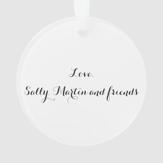 Eine wirklich große Chef-Chefgeschenk Verzierung Ornament (Rückseite)