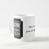 Eine wirklich große Chef Tasse (Vorderseite Links)