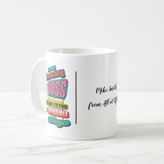 Eine wirklich große Chef Tasse (Vorderseite Links)