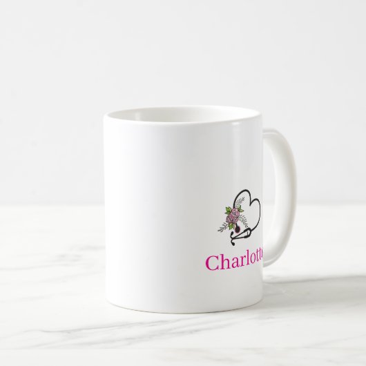 Eine wirklich große Onkologie-Krankenschwester - P Kaffeetasse (VorderseiteRechts)