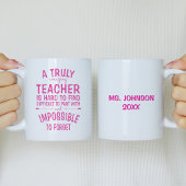 Eine wirklich Phantastische Teacher Hot Pink Kaffe Kaffeetasse