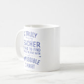 Eine wirklich Phantastische Teacher Lavender Coffe Kaffeetasse (Vorderseite Links)