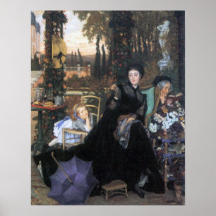 Eine Witwe durch James Tissot Poster