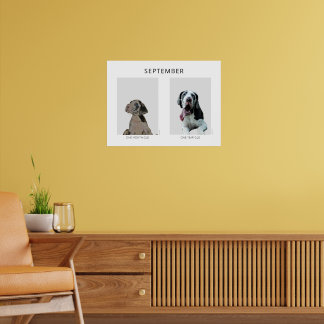 Eine Woche ein Monat alte Deutsche Dogge Poster
