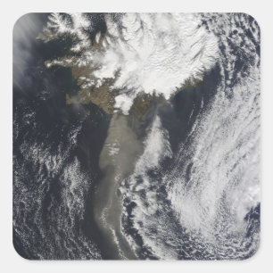 Eine Wolke der Asche Quadratischer Aufkleber