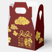 Eine Wolkenbeutelbeutelmaschine für das chinesisch Geschenkschachtel (Geöffnet)