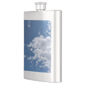 Eine Wolkendecke in Dreiecksform Flachmann (Links)