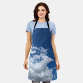 Eine Wolkenecke Schürze (Getragen)