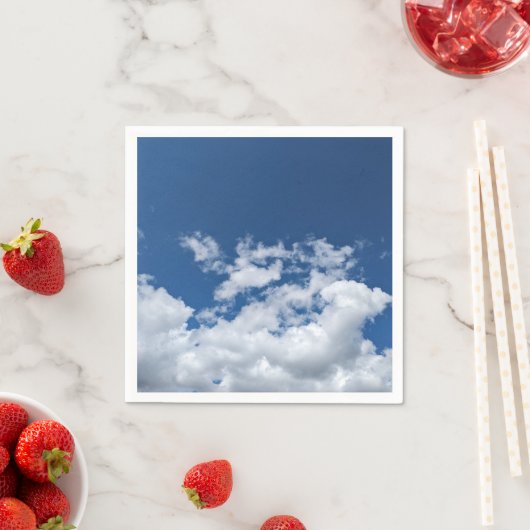 Eine Wolkenecke Serviette (Beispiel)