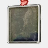 Eine wolkenfreie Sicht auf die südlichen Vereinigt Silbernes Ornament (Links)