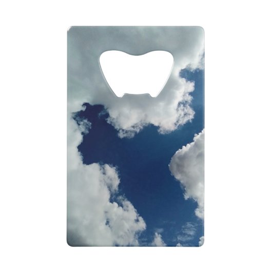 Eine Wolkenkurve Geldbeutel Flaschenöffner (Vorderseite)