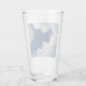 Eine Wolkenkurve Glas (Rückseite)