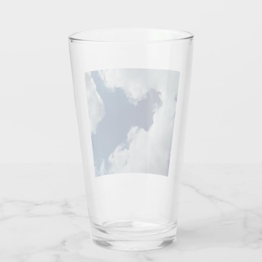 Eine Wolkenkurve Glas (Rückseite)