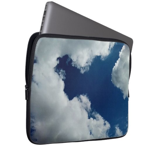 Eine Wolkenkurve Laptopschutzhülle (Vorne Rechts)