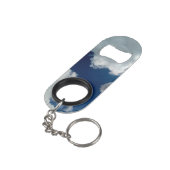 Eine Wolkenkurve Mini Flaschenöffner (Rückseite Schrägansicht)