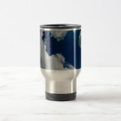 Eine Wolkenkurve Reisebecher (Mittel)