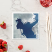 Eine Wolkenkurve Serviette (Beispiel)