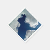 Eine Wolkenkurve Serviette (Ecke)