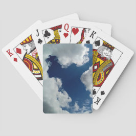 Eine Wolkenkurve Spielkarten