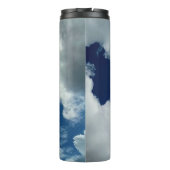 Eine Wolkenkurve Thermosbecher (Rückseite)