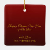 Eine Wolkenratte Papier-geschnitten Chinesisch Neu Keramikornament (Rückseite)