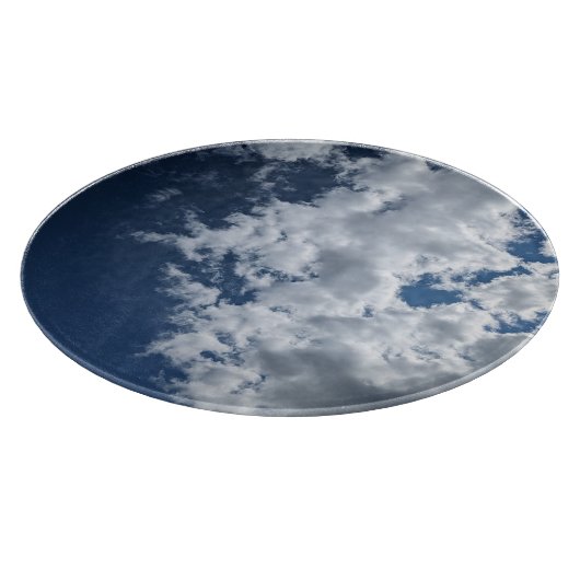 Eine Wolkenseite Schneidebrett (Ecke)