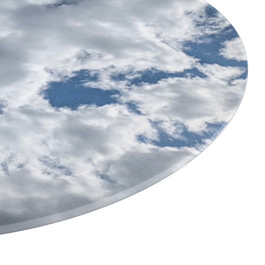 Eine Wolkenseite Schneidebrett (Ecke)