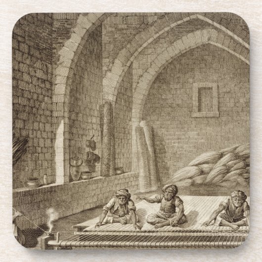 Eine Wolldecke, den Künsten von des Volumen-II und Untersetzer (Vorderseite)