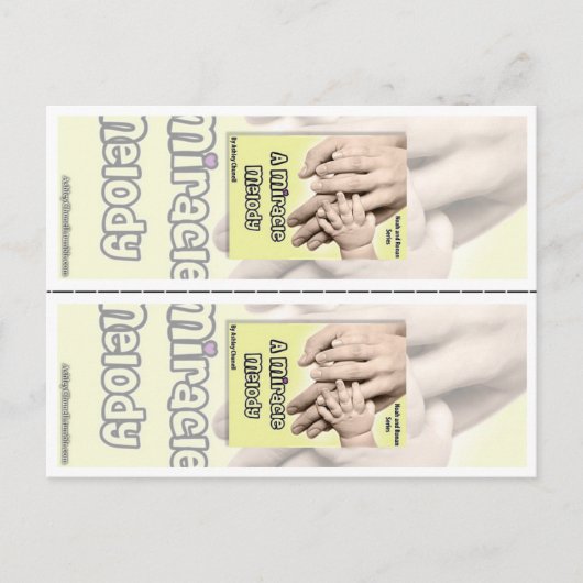 "Eine Wunder-Melodie" durch Ashley Chunell Postkarte (Vorderseite)