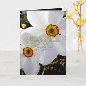 Eine wunderbare Damen- und Mutter-Beileidskarte Karte (Gelbe Blume)