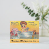 Eine wunderbare Zeit! Postkarte (Stehend Vorderseite)