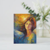 Eine wunderschöne Angel Lady Postkarte (Stehend Vorderseite)