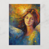 Eine wunderschöne Angel Lady Postkarte (Vorderseite)