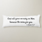 Eine wunderschöne Bibelversion des Friedens Seitenschläferkissen (Vorderseite)